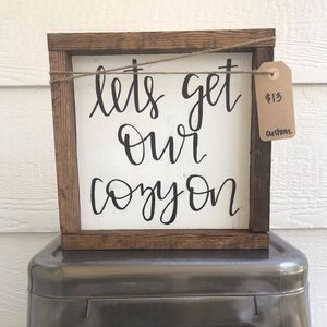 Farmhouse wood sign